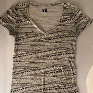 BDG Black + White Printed Tee